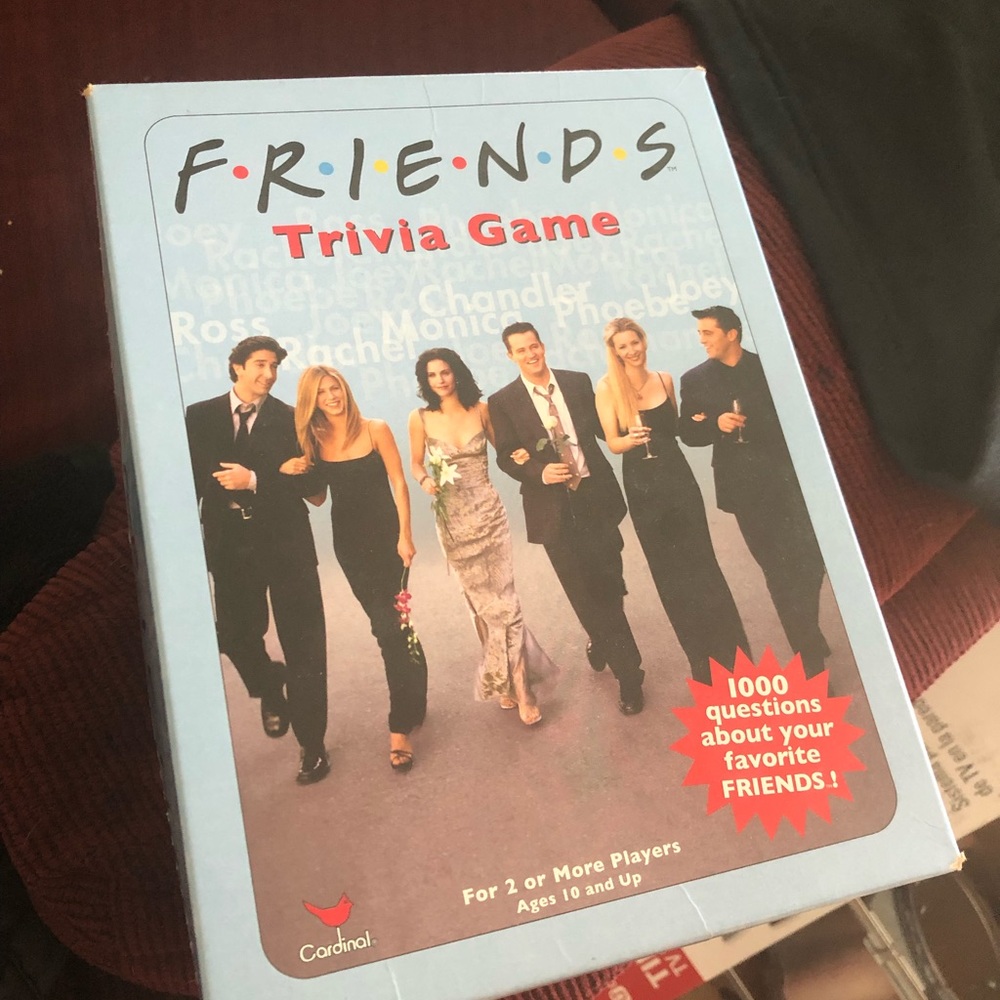 Nwot friends Trivia game